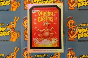 2024 WACKY PACKAGES - RAINBOW FOIL CARD - #17 PLUCKY CHARMS CEREAL 05/50 - Picture 1 of 1