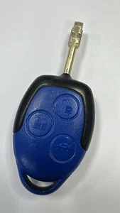 FORD TRANSIT 3 TASTEN FERNBEDIENUNG SCHLÜSSELANHÄNGER MK7 KIPPER VAN BLAU GETESTET & FUNKTIONSFÄHIG!! - Bild 1 von 3
