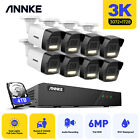 ANNKE POE Kameras 3K AI Überwachungskamera Außen Audio Aufnahme Farbnachtsicht 