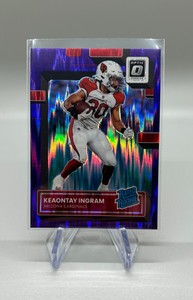 2022 Donruss Optic Keaontay Ingram Purple Shock Rated Rookie #285 Cardinals