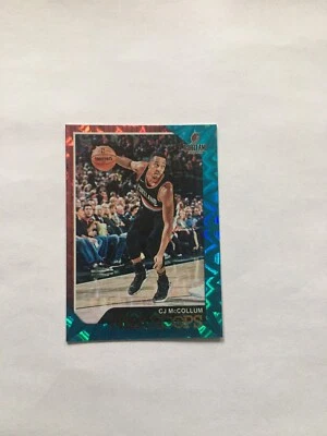 2018-19 Panini NBA Hoops Teal Explosion CJ McCollum #178 Trail Blazers - Image 1 of 2