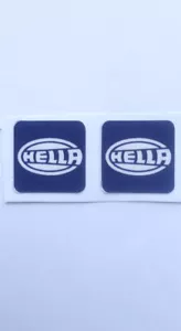 Antibrouillard golf 2 mk2 STICKERS HELLA x2 - Picture 1 of 3