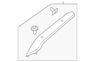 Panel de ajuste de pilar de parabrisas genuino Ford Lincoln MKZ 2013-2015 DP5Z-5403599-LC Foto 1 de 2