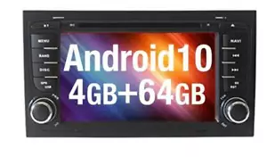 Autoradio Android 10 para Audi A4 S4 RS4 B7 Seat Exeo GPS MP3 USB - Imagen 1 de 6