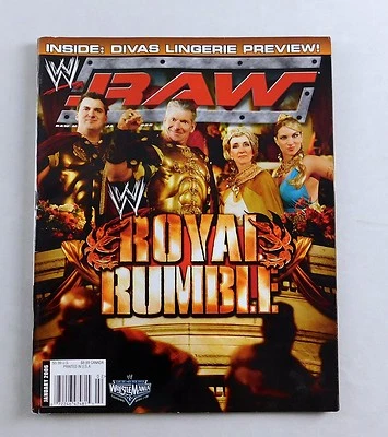 Январь 2006 McMahon Винс Шейн Стефани WWE WWF RAW реслинг журнал - Изображение 1 из 2