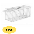 1/2X Animal Trap Cage Folding Humane Live Catch Possum Fox Rat Cat Rabbit Bird