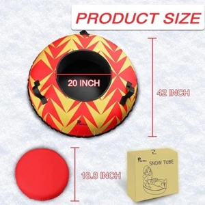 Neuer kommerzieller stabiler schwimmfähiger aufblasbarer Snow Tube - 89,99 $ bei Amazon - Bild 1 von 5