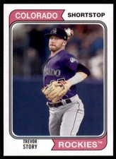2020 Archives Base #124 Trevor Story - Colorado Rockies