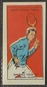 CADETE - TODOS LOS DEPORTES TRANSFERENCIAS 1959-#10 - BÁDMINTON - EDDY CHOONG - Imagen 1 de 2