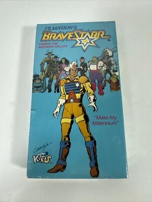 BraveStarr Make My Millennium VHS 1986 Just For Kids Filmation Animation Rare - Image 1 of 4