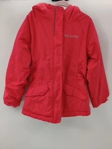 Columbia Girls Jacket size XXS extra small  Coat Hood lightweight Pink - Picture 1 of 15