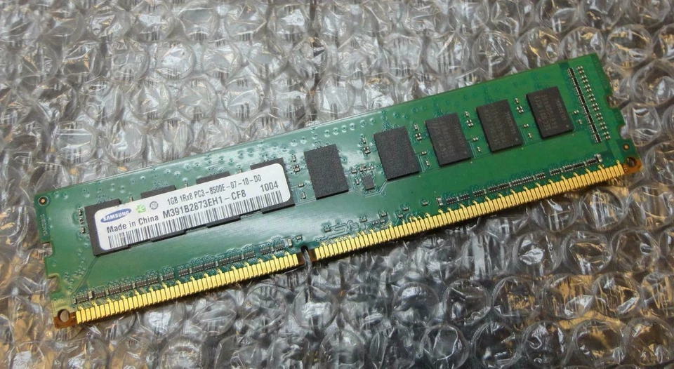 1GB Samsung M391B2873EH1-CF8 PC3-8500E 1066MHz DDR3 2Rx8 ECC Server Memory RAM - Image 1 of 1