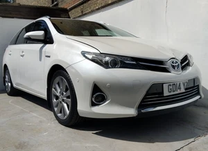 2014 14 TOYOTA AURIS 1.8 HYBRID EXCEL AUTO ESTATE CAT N PEARL WHITE  ULEZ 👍 - Picture 1 of 24
