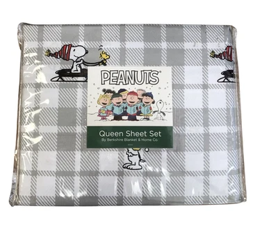 NWT- Berkshire Peanuts Christmas Sheet Set- QUEEN - Image 1 of 2