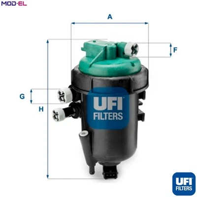 FUEL FILTER 55.178.00 FOR FIAT DOBLO/MPV/Box/Body/MPV 199 A2.000 1.2L 4cyl - Image 1 of 4