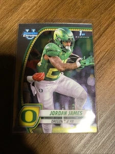 Jordan James 2024 Bowman University cromo #105 Oregon Ducks - Imagen 1 de 2