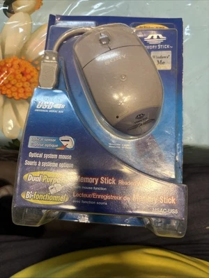 Sony Mouse Memory Stick Reader/Writer MSAC-US5 - NICE - Works - Image 1 of 3