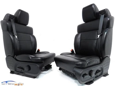 2004 - 2008 Ford F150 Seats, Regular & Extended Cab, FX4 Black Leather w/ Power Foto 1 de 4