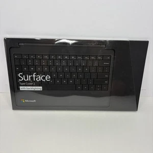 Microsoft Surface Type Cover 2 RT, Pro 1, Pro 2 Tastatur mit Hintergrundbeleuchtung - Schwarz 1561 - Bild 1 von 8