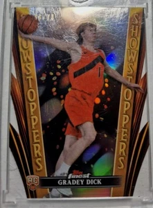 2023/24 Gradey Dick Topps Finest Showstoppers Card SS-27 REFRACTOR - Serial #D/74  - Bild 1 von 7