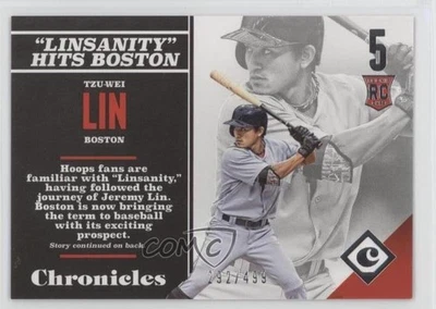 2017 Panini Chronicles Rookies /499 Tzu-Wei Lin #148 Rookie RC - Image 1 of 2