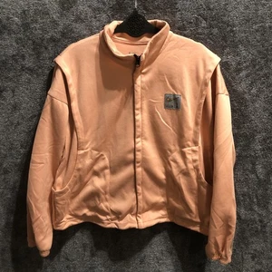 Nike Fleecejacke Herren Medium pfirsichfarben durchgehender Reißverschluss Stehkragen Fly Patch sportlich - Bild 1 von 9