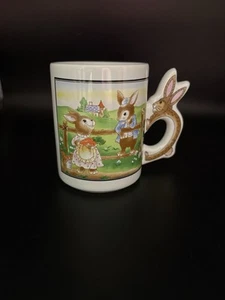 Vintage Peter Hase Häschen Henkel Porzellan Kaffee Tee Tasse Becher Ostern - Bild 1 von 6