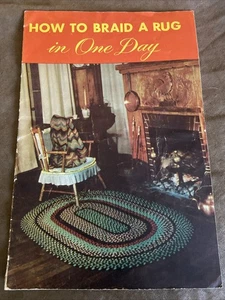 1949 Booklet “HOW TO BRAID A RUG IN ONE DAY” - Picture 1 of 4