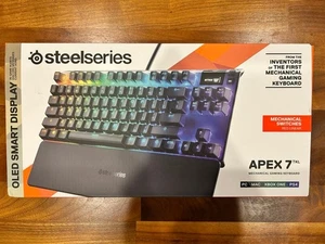SteelSeries Apex 7 TKL JP 64649 Gaming Keyboard Red switch Unopened - Picture 1 of 3