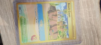 Pokemon Beach Court Paradox Rift 263/182 Holo Hyper Rare Gold Rare Englisch - Bild 1 von 2