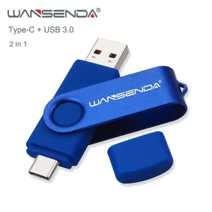 Wansenda USB Flash Drive 512GB 256GB USB 3.0 Pen Drive 128GB Cle USB Stick for T - Afbeelding 1 van 18