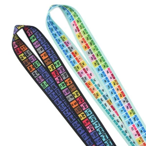 Chemistry Periodic Table of Elements Lanyards Key Chain Neck Straps Phone Ro_ex - Zdjęcie 1 z 14