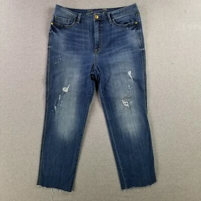 Jeans Seven7 Talla 14 Fin de Semana Ajuste Fácil Novio Suave Elastizado Denim Moderno Curren Foto 1 de 4