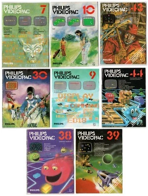 8 juegos Philips Videopac en caja para consola Philips G7000 raros Foto 1 de 4