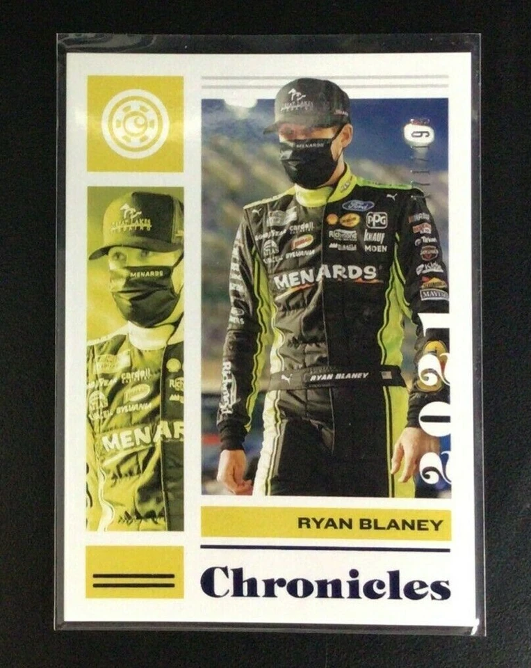 2021 Chronicles Nascar Racing CHRONICLES BLUE PRIZM - RYAN BLANEY #171/199 - Image 1 of 1