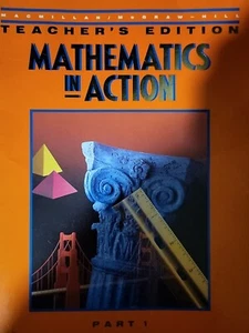 Mathematics in Action, Vol I Teacher's Edition (1991) School Textbook/Schoolbook - Picture 1 of 5