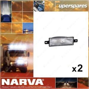 2 x Narva Clear Lens To Suit 87260 for Front Direction Indicator Lamp 87265 - Picture 1 of 2