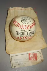 Vintage Official Special League Baseball No. 962 C - Crane Potato Chip Exchange - Picture 1 of 6