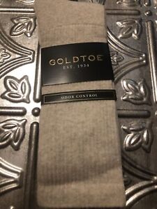 Men’s odor control socks GOLDTOE casual/dress socks Neutral Color Gray