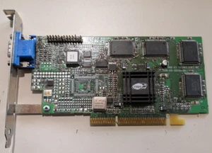 Carte Graphique Vintage AGP - ATI Rage 128 PN: 109-50500-00 16Mo . - Photo 1/2