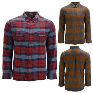 Free Nature Hombre Franela Camisas de Cuadros Manga Larga Algodón Leñador Office - Imagen 1 de 14