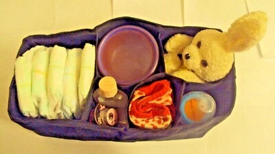 Bolsa de pañales para bebé PGGS - 13 X 7,5 X 5,75 pulgadas, color negro Foto 1 de 3