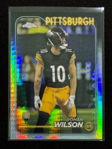 2024 Topps Chrome -  Rookies Prizm #230 Roman Wilson (RC) PITTSBURGH - Picture 1 of 4