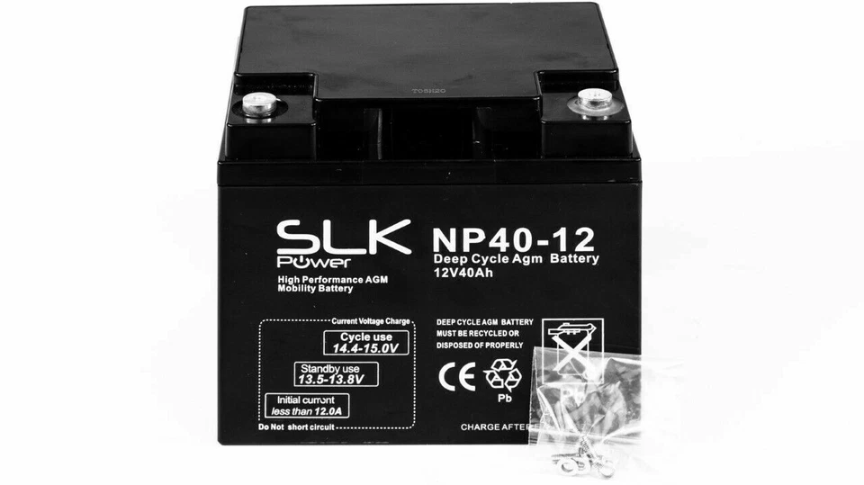 2 x 12v 40AH MOVILIDAD SCOOTER SILLA DE RUEDAS AGM/GEL BATERÍAS RECARGABLES  - Imagen 1 de 1