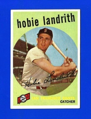 1959 Topps SET BREAK #422 HOBIE LANDRITH EXMINT SAN FRANCISCO GIANTS (SB1) - Image 1 of 2