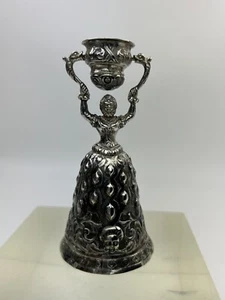 Rare Antique Sterling Silver Wager Wedding Bridal Cup - Picture 1 of 8