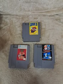 Nintendo NES Mario Game Lot - Super Mario Bros 1, 3 Jordan Vs Bird 