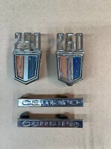 1967 Camaro 250 six cylinder side emblems left and right sides - Picture 1 of 12