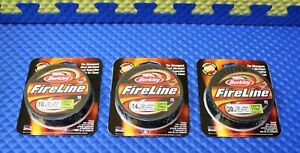 Berkley FireLine Thermally Fused 125 YDS Flame Green CHOOSE YOUR LINE WEIGHT!