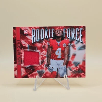 Rashee Rice,2023 Panini Absolute Football Rookie Force Patch Chiefs #RF-17 RC SP - Image 1 of 2